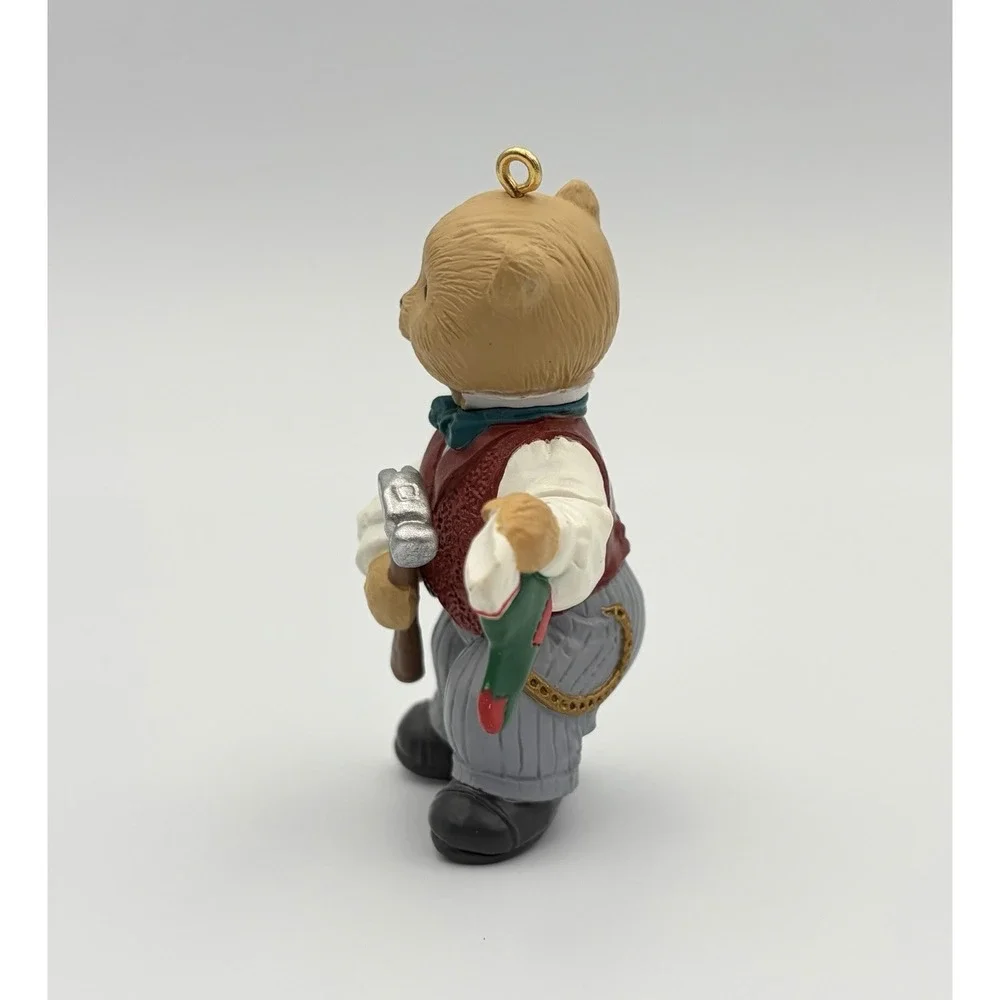 1993 Hallmark Keepsake Ornament Papa Bearinger Bear The Bearingers Vintage